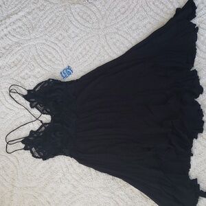 Women's Free People FP ONE NWT Black Lace Sundress